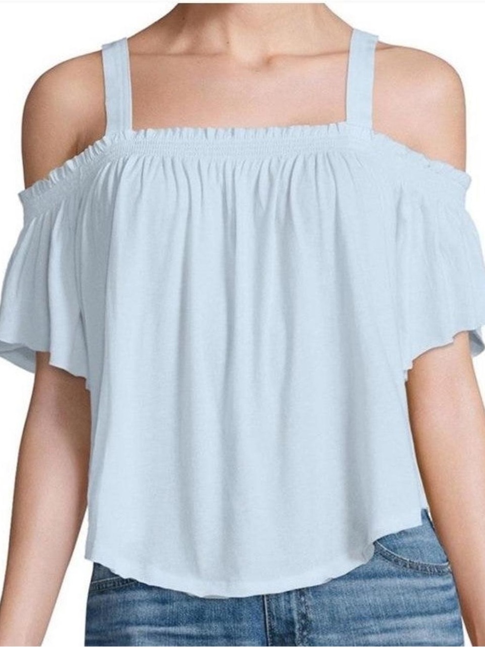 We The Free People "Darling" Off The Shoulder Top